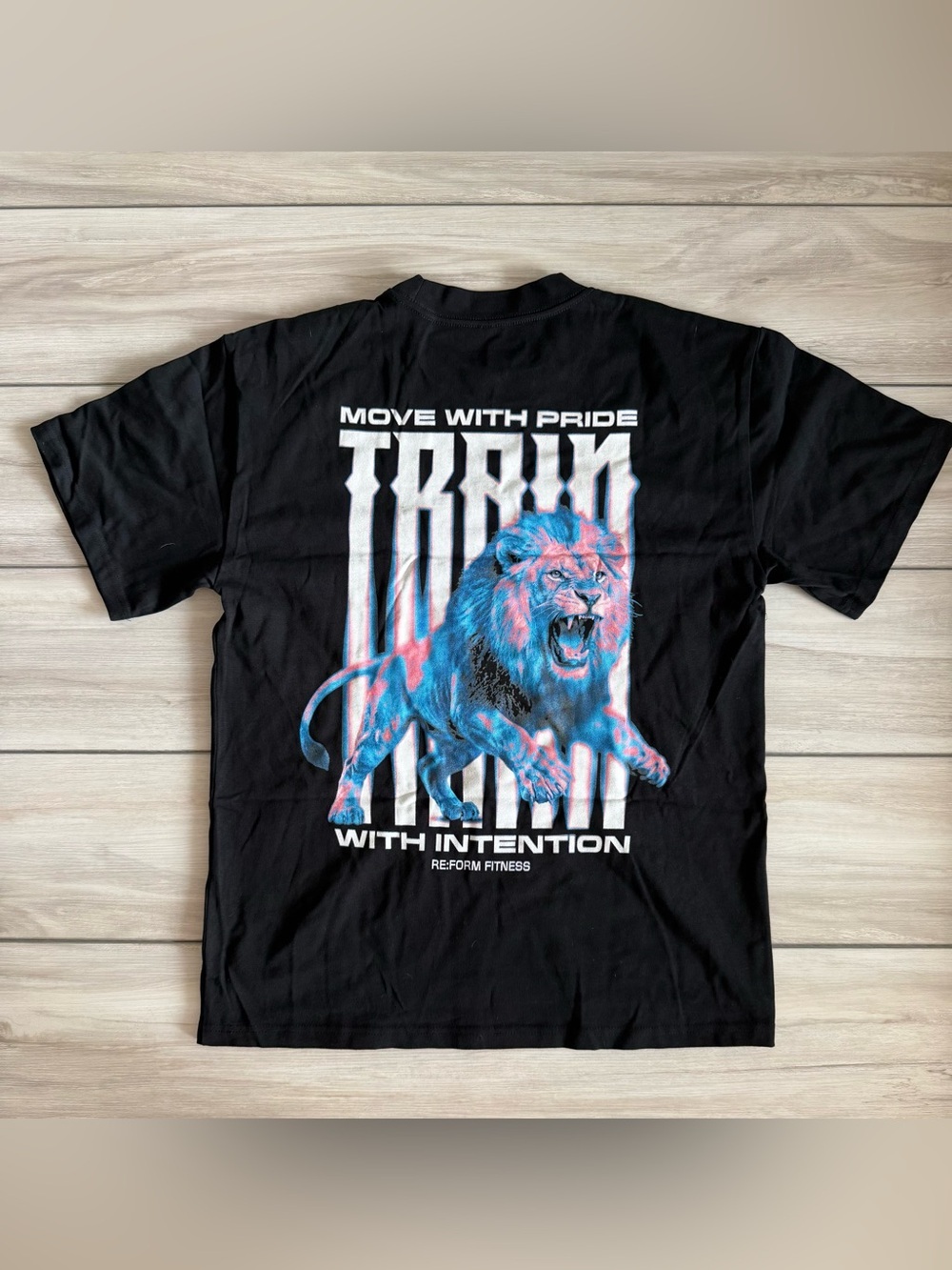 RE:FORM Train With Intention Shirt Black Medium NWT IN PACKAGE